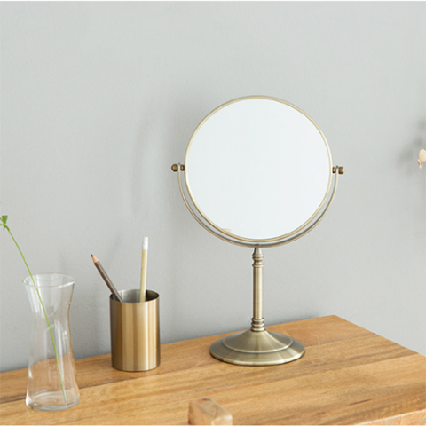 Double sided table mirror deals