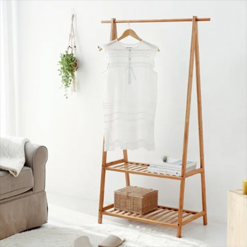 JAWAL two steps shelf hanger bamboo Modello 3D .c4d .max .obj .3ds .fbx .stl .blend 