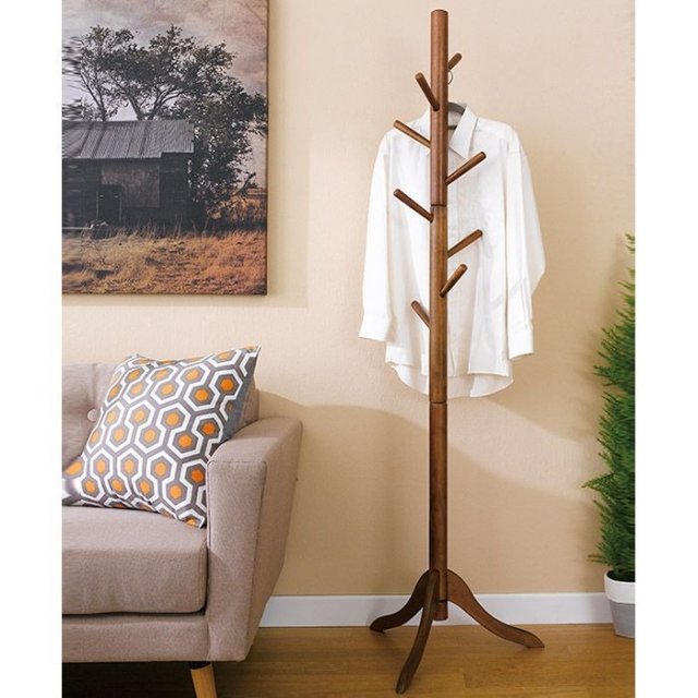 TP-083 Solid Wood Hanger Stand Hanger 3D Model .c4d .max .obj .3ds .fbx .stl .blend 