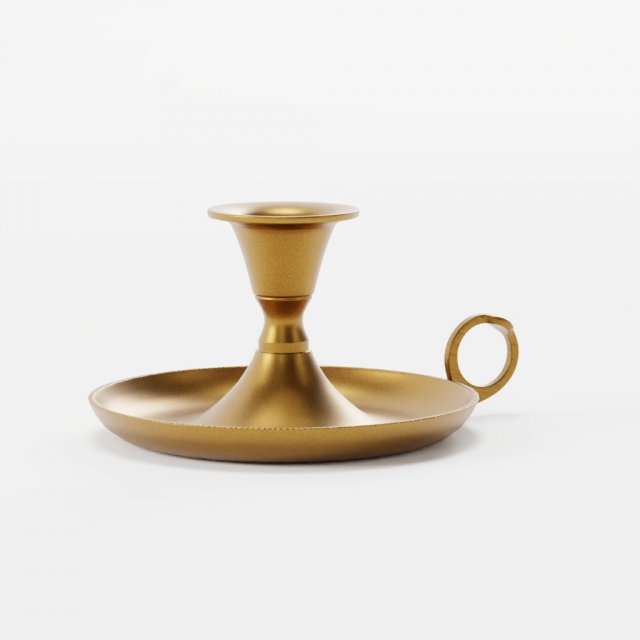 Deco candle stick Modello 3D .c4d .max .obj .3ds .fbx .stl .blend 