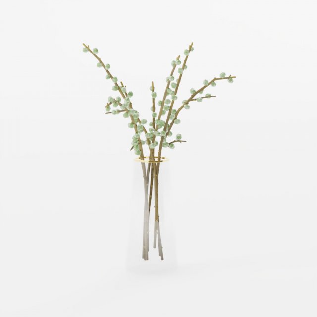 Able Bamboo Delight Ring Vase Modelo 3D .c4d .max .obj .3ds .fbx .stl .blend 