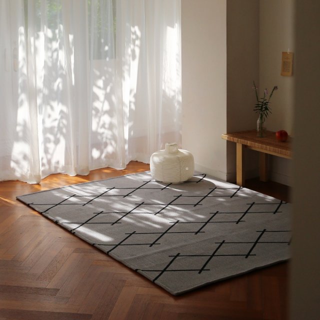 Modern pattern rug 3D Modell .c4d .max .obj .3ds .fbx .stl .blend