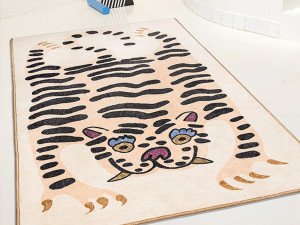 Tibetan tiger animal rug carpet Modelo 3D