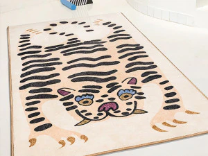 Dywan ze zwierzęcym tygrysem tybetańskim Model 3D