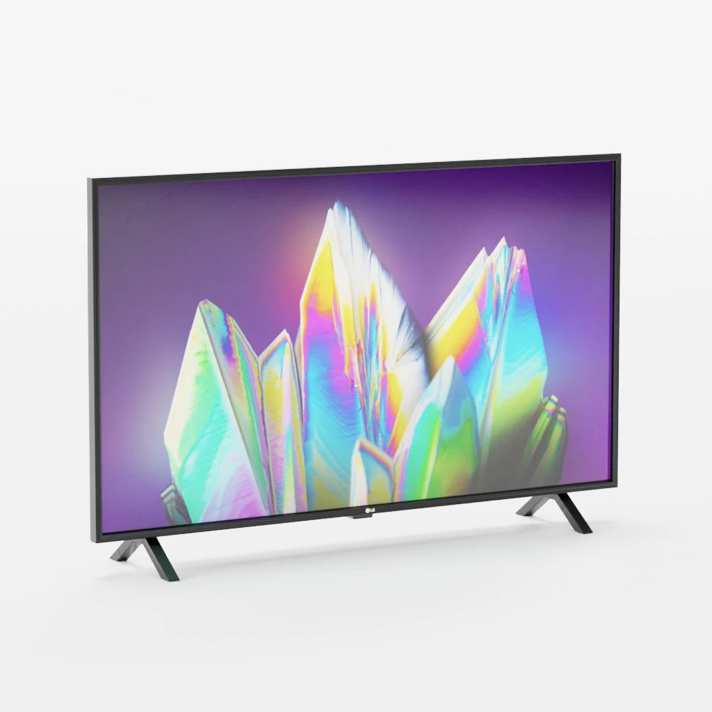 4K UHD Smart TV UN50TU7000 3D Model .c4d .max .obj .3ds .fbx .stl .blend 