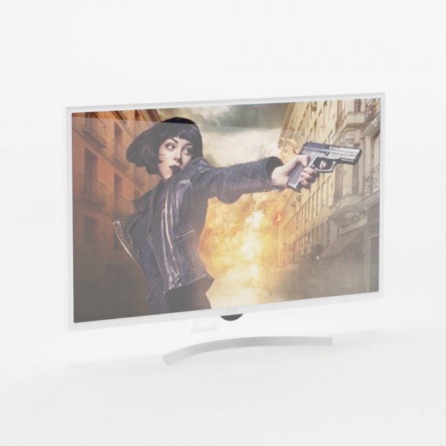Flawless gaming monitor Modelo 3D .c4d .max .obj .3ds .fbx .stl .blend 