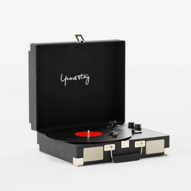 Bluetooth record turntable LP player 3D मॉडल .c4d .max .obj .3ds .fbx .stl .blend 