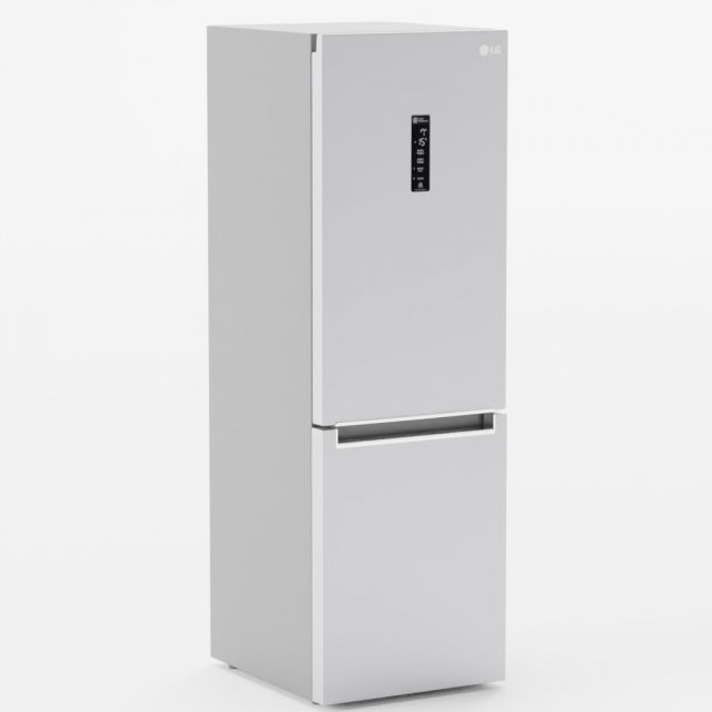 LG European Slim Design Modern Edge Refrigerator 3D Model .c4d .max .obj .3ds .fbx .stl .blend 