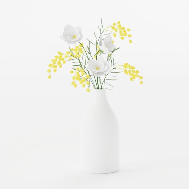MIMOSA Modelo 3D .c4d .max .obj .3ds .fbx .stl .blend 