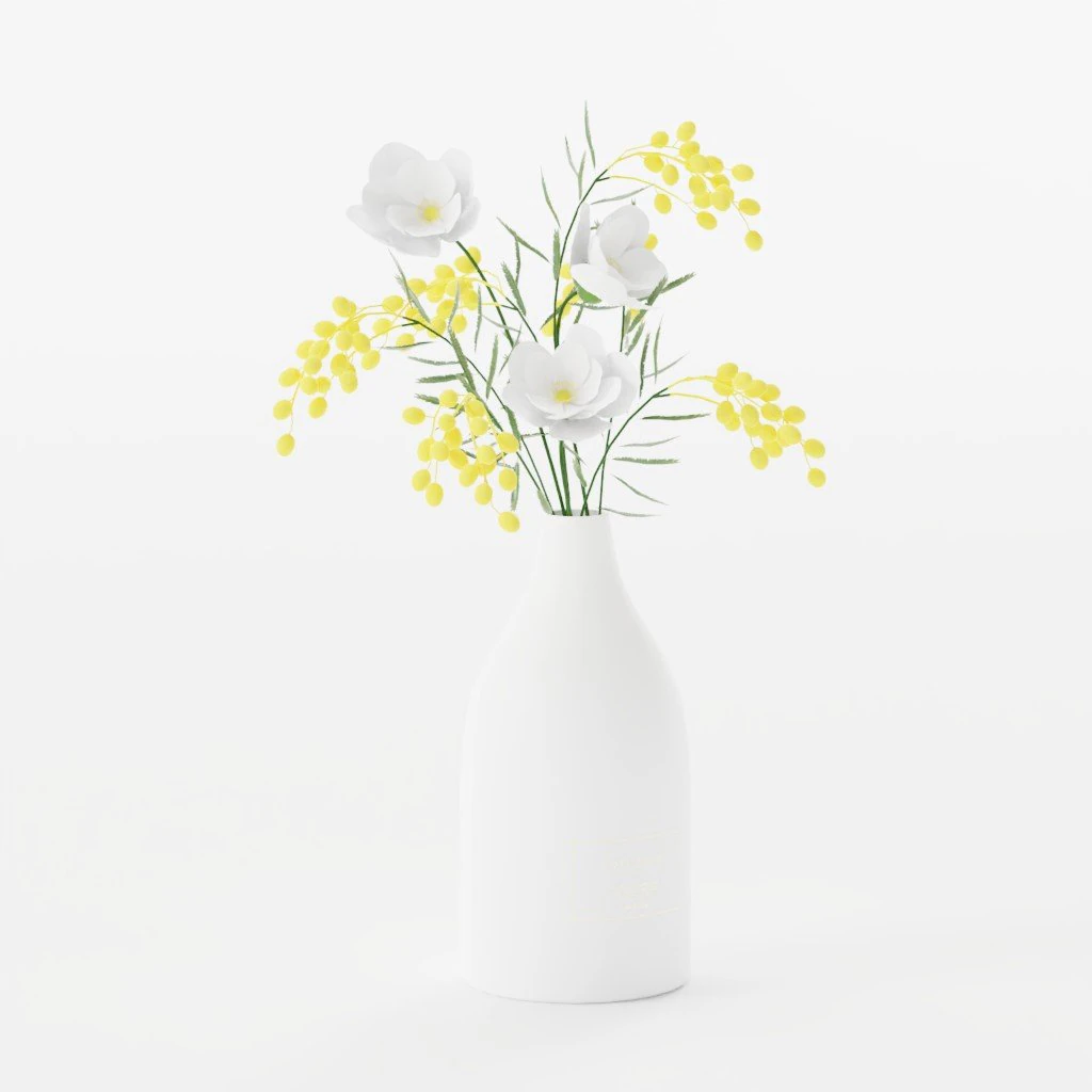 MIMOSA 3D Model .c4d .max .obj .3ds .fbx .stl .blend 