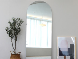 No frame arched full body mirror Modelo 3D