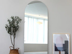 No frame arched full body mirror 3D Model