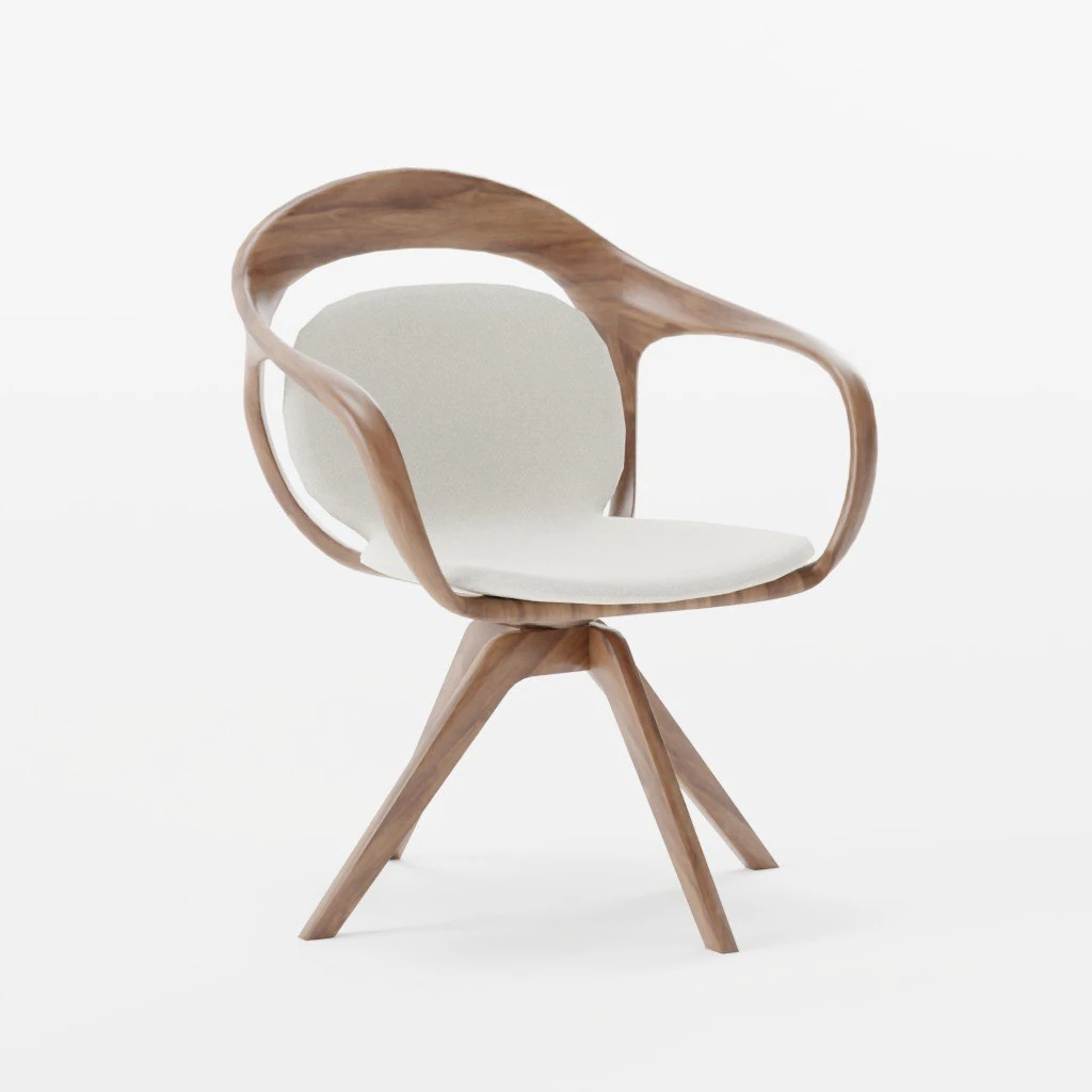 NORAH chair 3D Model .c4d .max .obj .3ds .fbx .stl .blend 