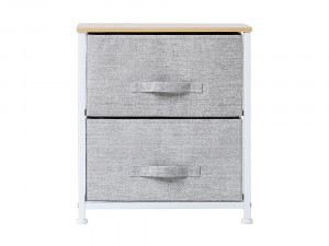 Rich fabric chest of drawers 2 tiers Modèle 3D