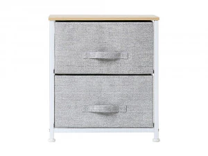 Rich fabric chest of drawers 2 tiers 3D Model