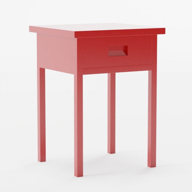USM Haller 1X2 Bedside Table 3D मॉडल .c4d .max .obj .3ds .fbx .stl .blend 