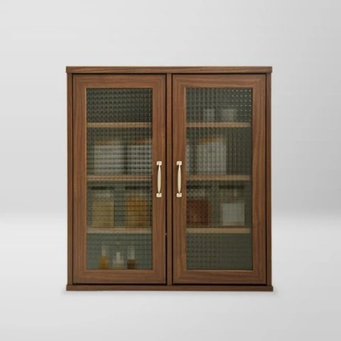 कांच के दरवाज़े वाली कैबिनेट 3D मॉडल .c4d .max .obj .3ds .fbx .stl .blend 