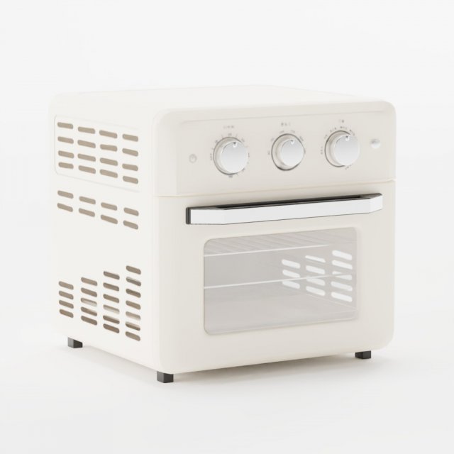 Retro Oven Air Fryer Modelo 3D .c4d .max .obj .3ds .fbx .stl .blend 