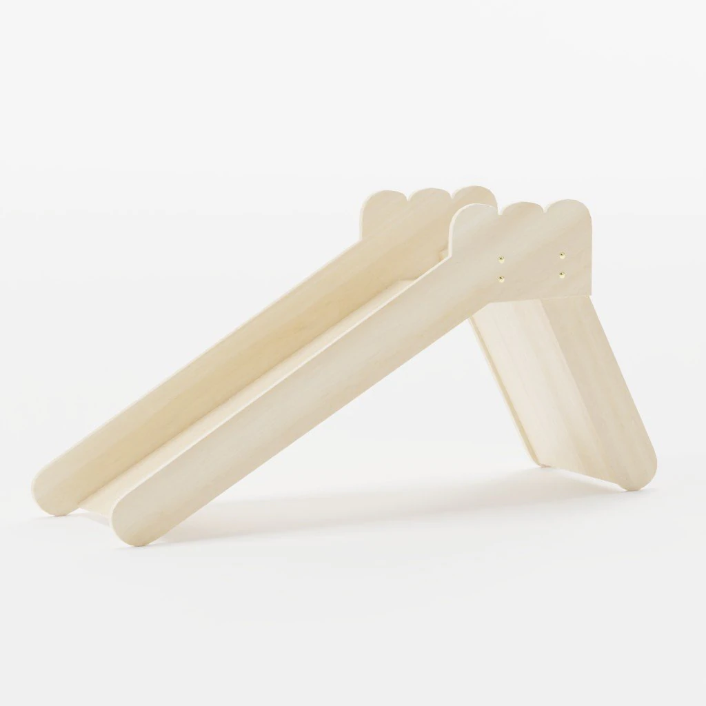 Urban solid wood slide 3D Model .c4d .max .obj .3ds .fbx .stl .blend 