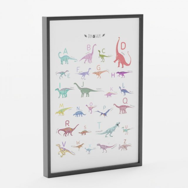 Alphabet Dinosaur Ibang 210 3D 모델 .c4d .max .obj .3ds .fbx .stl .blend 