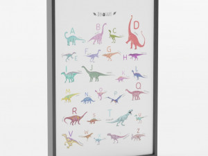Alphabet Dinosaur Ibang 210 Modelo 3D