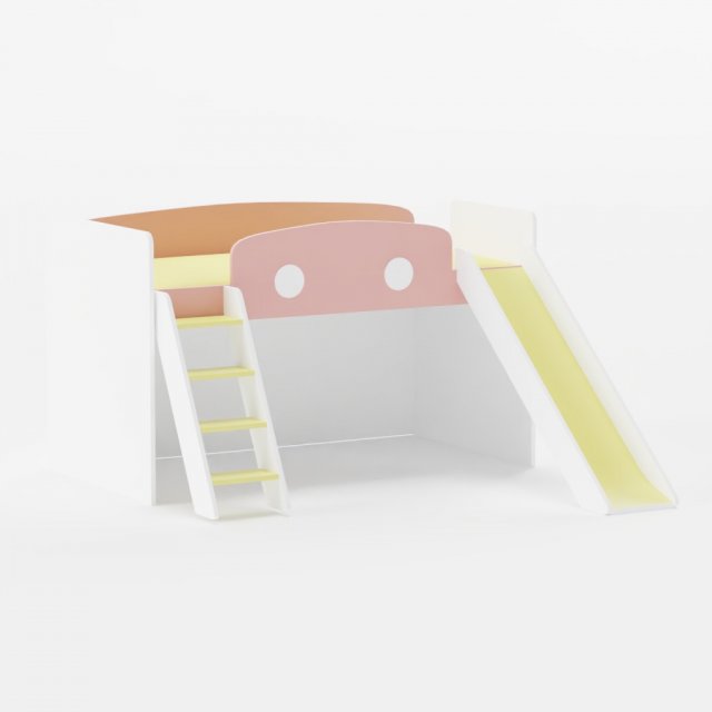 Bunker bed MI1102 Modello 3D .c4d .max .obj .3ds .fbx .stl .blend 
