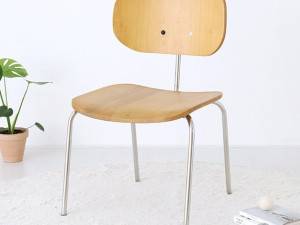 DONALT wooden chair teak 3D Model