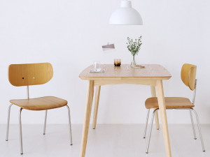 DONALT wooden chair teak Modelo 3D