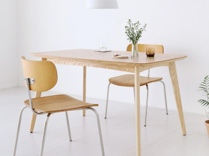 DONALT wooden chair teak Modelo 3D