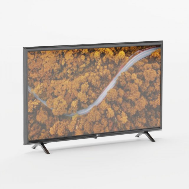 TV UN80 3Dモデル .c4d .max .obj .3ds .fbx .stl .blend 
