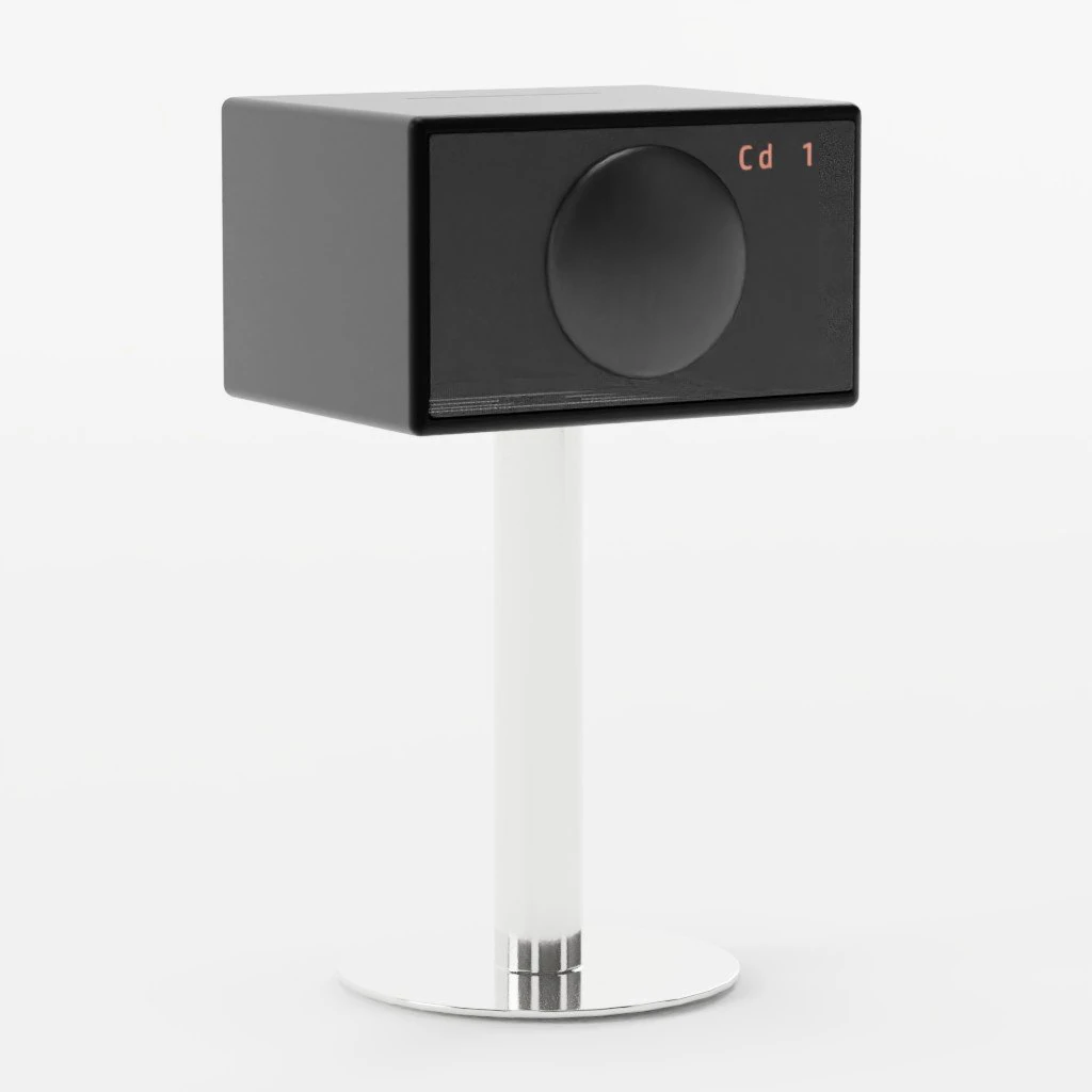 Bluetooth speaker black 3D Model .c4d .max .obj .3ds .fbx .stl .blend