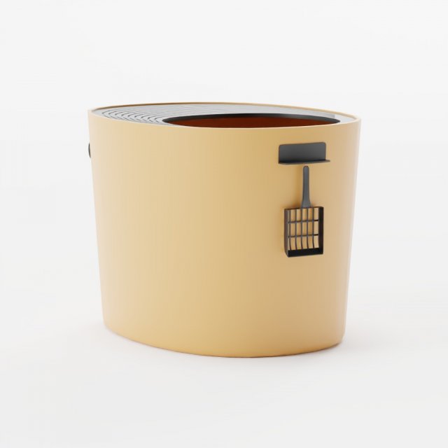 Desertification prevention top door cat toilet 3D Модель .c4d .max .obj .3ds .fbx .stl .blend 