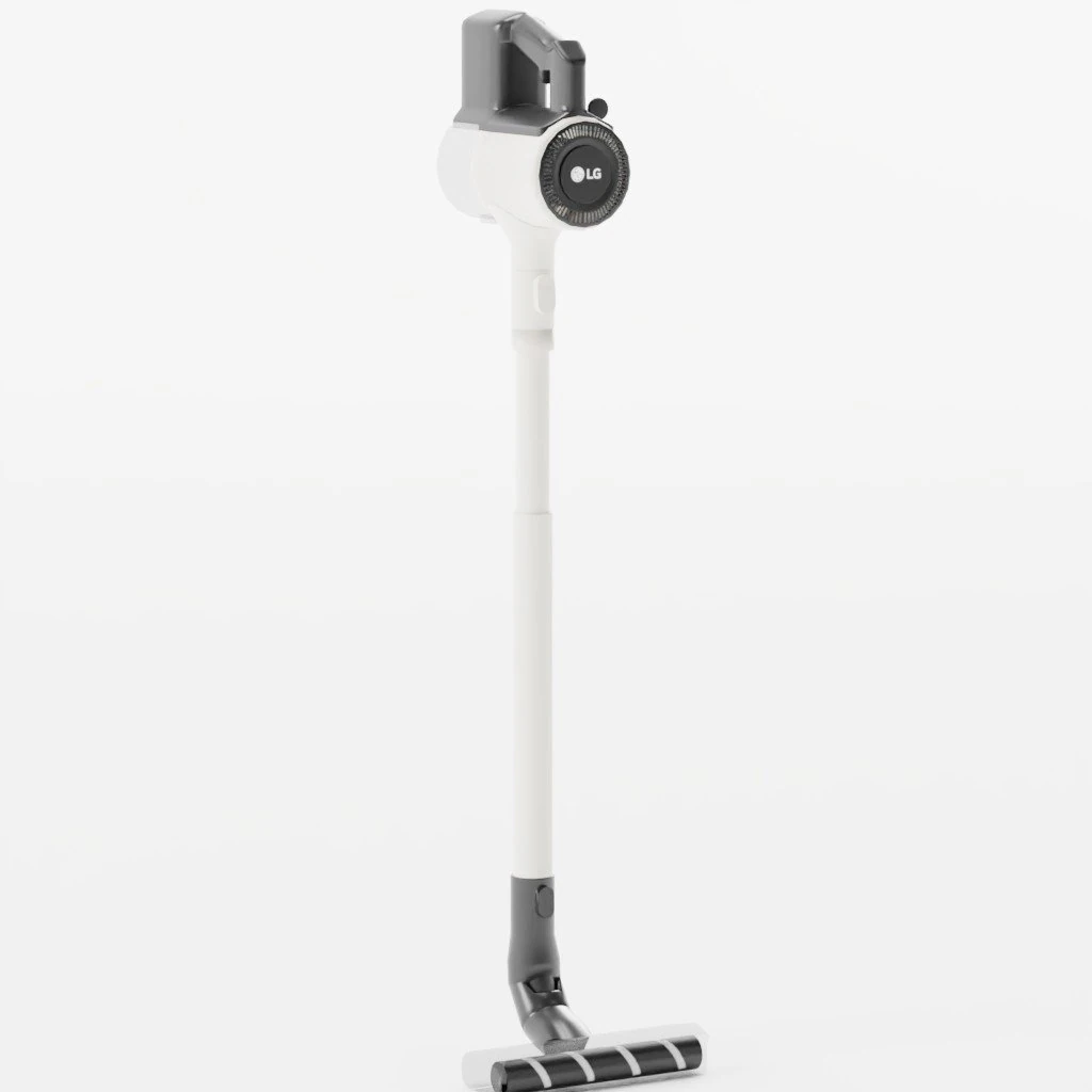 Cordless Vacuum Cleaner 3D Model .c4d .max .obj .3ds .fbx .stl .blend 