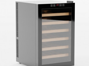 Semiconductor 28 wine cellar BW 3D Model