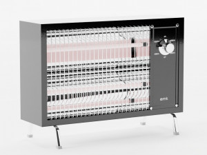 Retro electric heater 3D Model