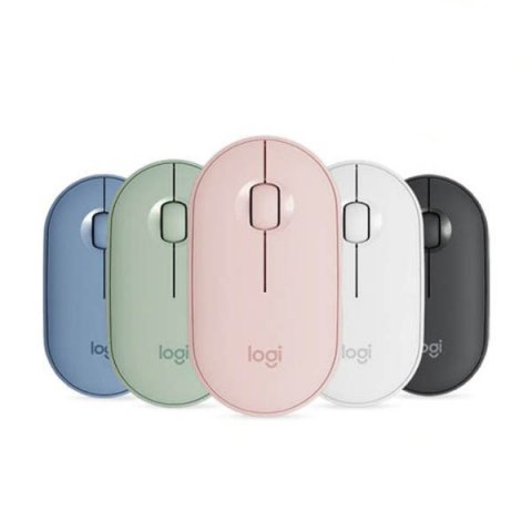 Bluetooth Wireless Mouse Pebble 3D Model .c4d .max .obj .3ds .fbx .stl .blend 