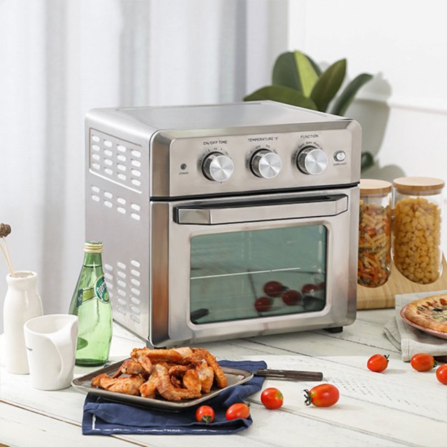 Retro Oven Air Fryer 3D 模型 .c4d .max .obj .3ds .fbx .stl .blend