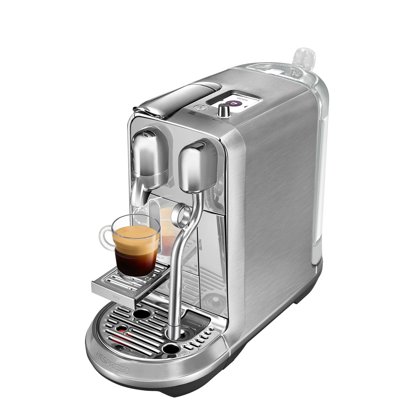 Steel Capsule Coffee Machine 3D Model .c4d .max .obj .3ds .fbx .stl .blend 
