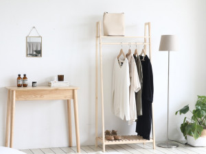 Wood storage shelf Modelo 3D
