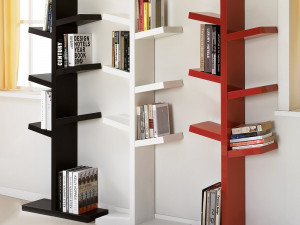F603 Bruno Bookshelf Modern Tree Bookcase DVX 3D मॉडल