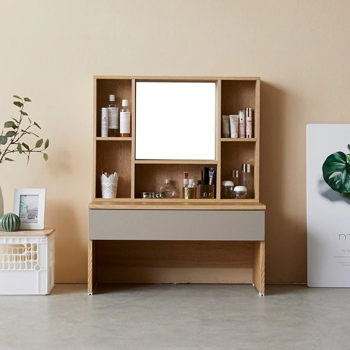 Derom storage mirror sitting vanity table DLF002C 3D Model .c4d .max .obj .3ds .fbx .stl .blend