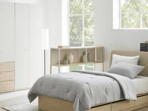 Libreria in acciaio a 3 livelli con burro di cipolla Modello 3D