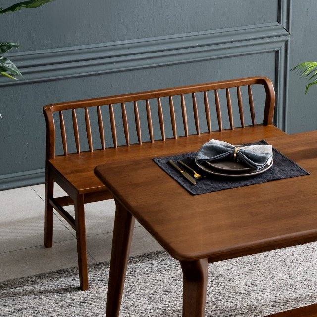 Inz solid wood bench table chair for two Modelo 3D .c4d .max .obj .3ds .fbx .stl .blend 