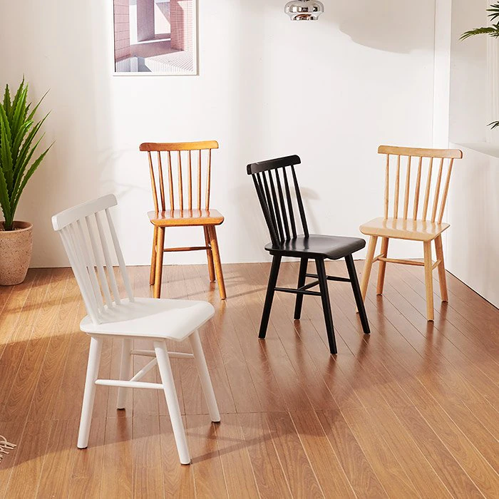 Wahas Solid Wood Cafe Chair 3D Model .c4d .max .obj .3ds .fbx .stl .blend