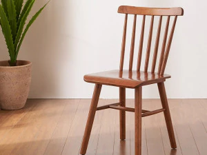Wahas Solid Wood Cafe Chair 3D Model