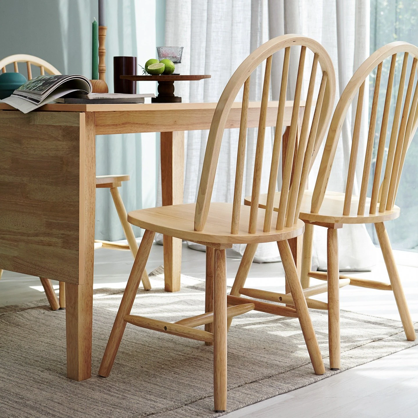 Rubber Wood Design Chair 3D Model .c4d .max .obj .3ds .fbx .stl .blend 