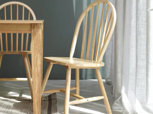 Rubber Wood Design Chair 3D Model