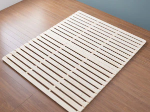 Letto a castello con struttura in pallet di legno massello Modello 3D