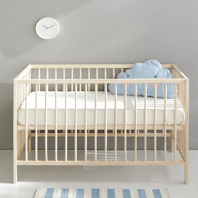 NINO solid wood cot 3D Model .c4d .max .obj .3ds .fbx .stl .blend 