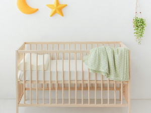 NINO solid wood cot 3D Модель